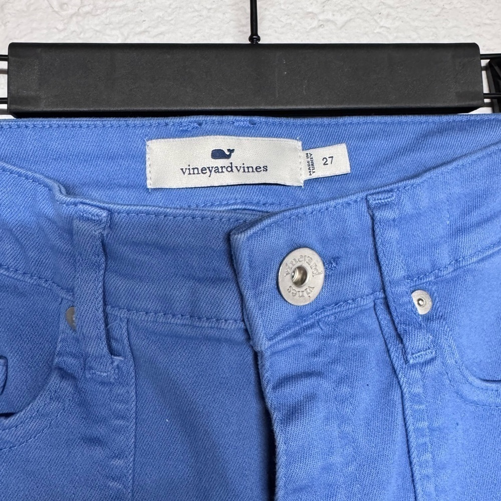 Vineyard Vines Blue Denim Straight crop Leg Jamie - Picture 4 of 6